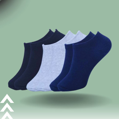 MJE Men & Women Solid Ankle Length, Peds/Footie/No-Show