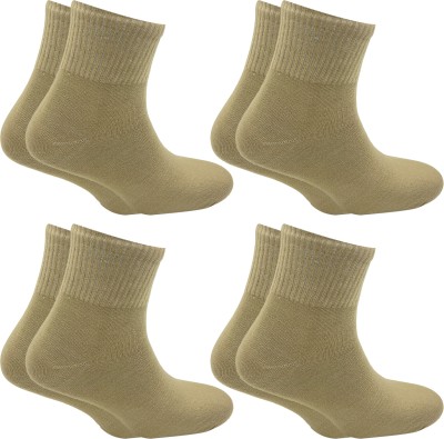 RANDRA Men & Women Solid Ankle Length(Pack of 4)