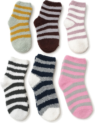 KETKAR Women Striped Ankle Length(Pack of 6)
