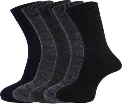 Dollar Men Solid Calf Length(Pack of 5)