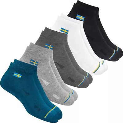 Soxsensee Men Self Design Ankle Length(Pack of 5)