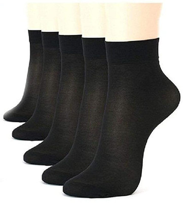 INFISPACE Men & Women Solid Ankle Length(Pack of 5)