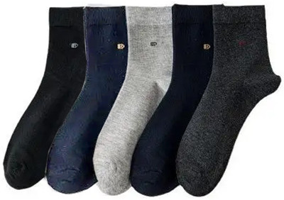 BlackRod Men Solid Ankle Length(Pack of 5)