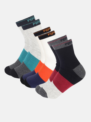 Pepe Jeans Men Self Design Ankle Length(Pack of 3)