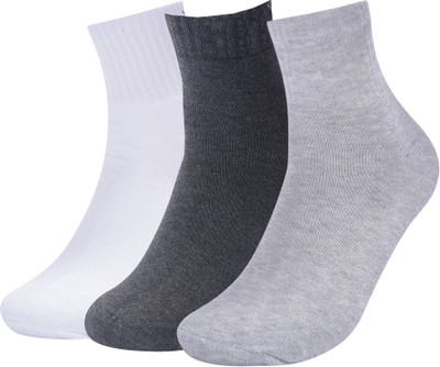 Siddlife Men Solid Ankle Length(Pack of 3)