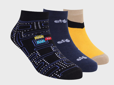MANTICORE Men & Women Printed Ankle Length(Pack of 3)