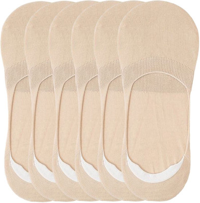 Suprix Unisex Solid Ankle Length, Peds/Footie/No-Show, Low Cut(Pack of 6)