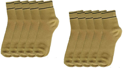 FATON Men Solid Calf Length(Pack of 10)