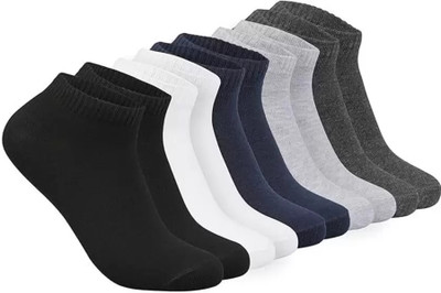 Aiden's Collection Men Solid Ankle Length(Pack of 5)