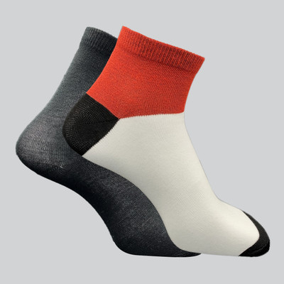 TRAZO Men Self Design Ankle Length(Pack of 2)