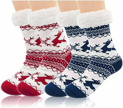 Tricky Shopper Men & Women Self Design Calf Length(Pack of 2)