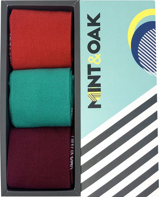 Mint and Oak Women Self Design Calf Length(Pack of 3)