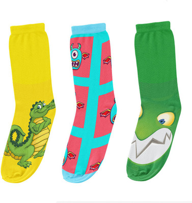 Mefunky clothing Men Graphic Print Ankle Length(Pack of 3)