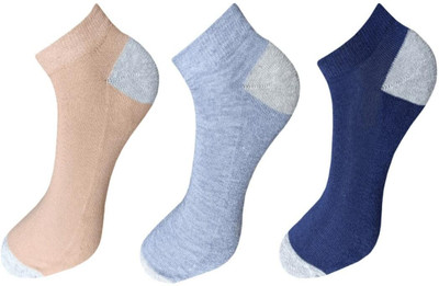Arsha lifestyle Men Solid Ankle Length(Pack of 3)