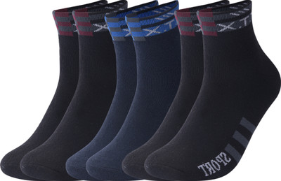 Rozy collection Rozy Men Color Block Ankle Length(Pack of 3)