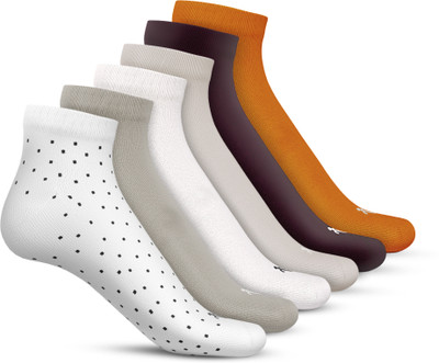 TalkingSox Unisex Polka Print Ankle Length(Pack of 4)