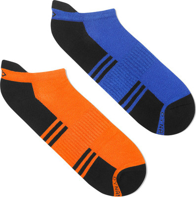 Dynamocks Women Color Block Ankle Length(Pack of 2)