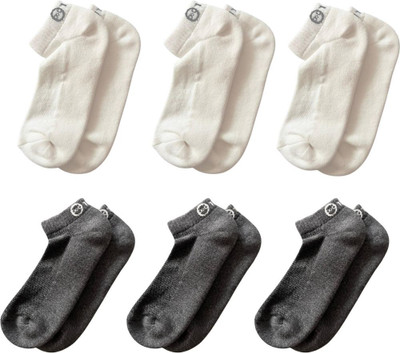 fourO Men & Women Solid Ankle Length(Pack of 6)