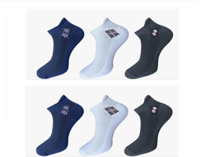 QinPin Unisex Woven Ankle Length(Pack of 6)