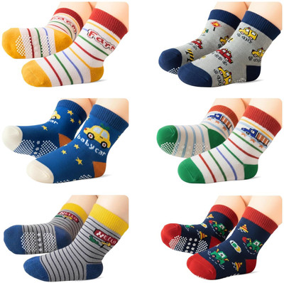 Cuteably Baby Boys & Baby Girls Animal Print Ankle Length(Pack of 6)