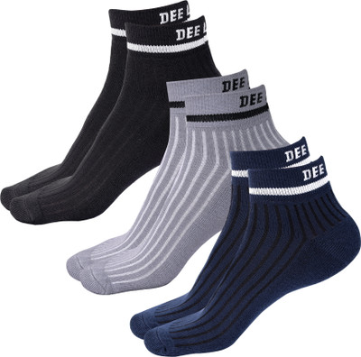 Tween Trends Men Solid Ankle Length(Pack of 3)