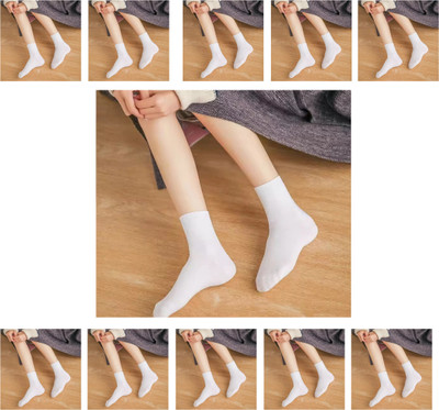 Fighter Men Solid Ankle Length(Pack of 10)