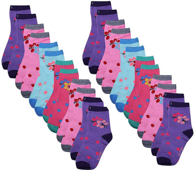Aiviraa Boys & Girls Printed Calf Length(Pack of 12)