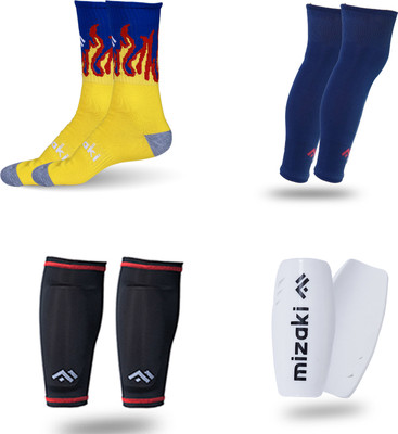 MIZAKI Men & Women Self Design Over the Knee, Calf Length