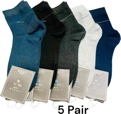 3B EMPIRE Men & Women Solid Ankle Length(Pack of 5)