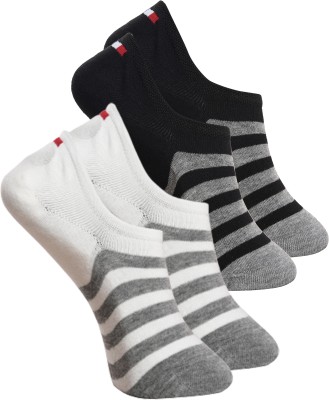 OCTOPLUS Unisex Striped Peds/Footie/No-Show(Pack of 2)