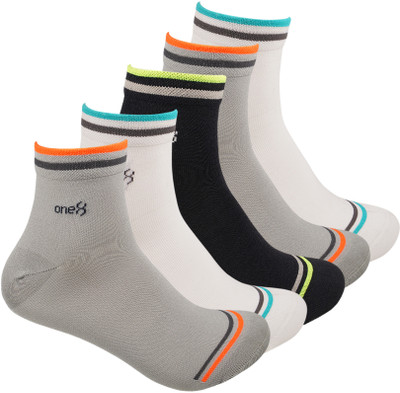 one8 Men Solid Ankle Length(Pack of 5)