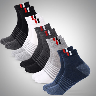 YSR-69 Men & Women Striped Ankle Length(Pack of 5)