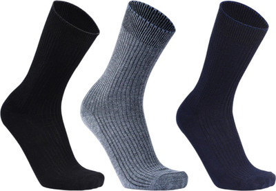 Basketship Men Self Design Calf Length(Pack of 3)