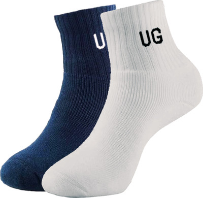 ULTIMATE GOAL Men Solid Ankle Length(Pack of 2)