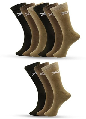 XJARVIS Men Solid Calf Length(Pack of 9)