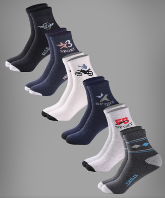 DIMOSE Men Self Design Ankle Length(Pack of 6)