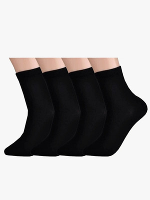 The jem den Men & Women Solid Ankle Length(Pack of 4)