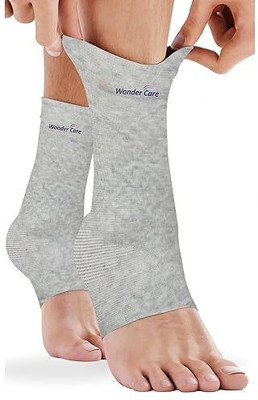 Wonder Care Ankle Support Brace & Compression Sleeve | Pain Relief for Men & Women Ankle Support(Grey)