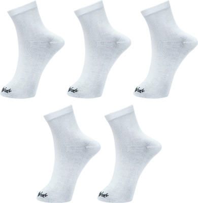 Mojaah Men Solid Ankle Length(Pack of 5)