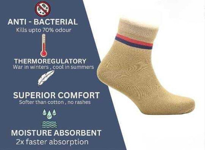 YokweeSocks Men Striped Calf Length(Pack of 6)
