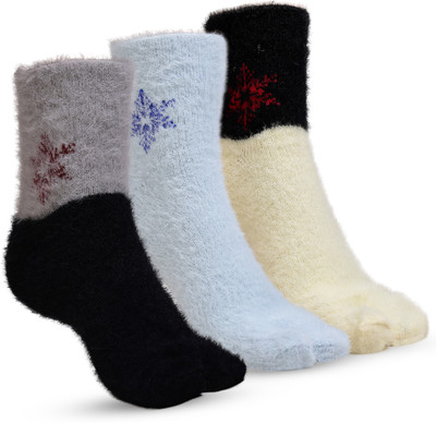 RYSN Women Embriodered Ankle Length(Pack of 3)