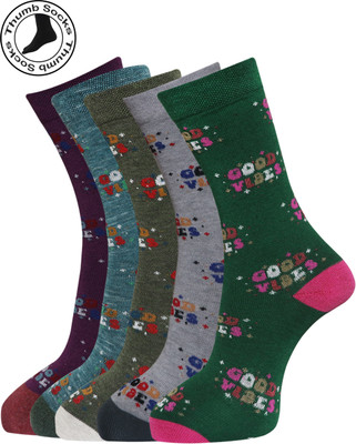 Dollar Women Printed Calf Length(Pack of 5)