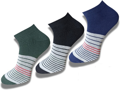 ecosync Men Solid Low Cut(Pack of 3)