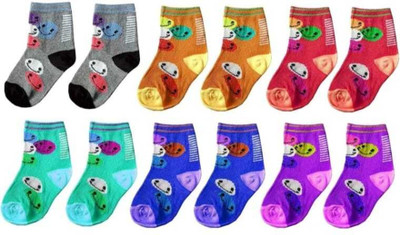 BABY4U Baby Boys & Baby Girls Printed Ankle Length(Pack of 12)