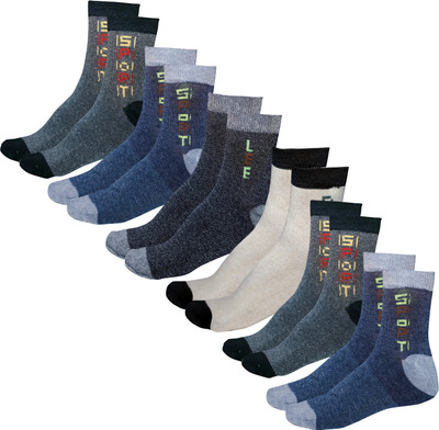 orrery Men & Women Color Block Calf Length(Pack of 6)
