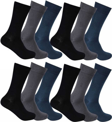 VAPINDIA Unisex Solid Calf Length(Pack of 12)