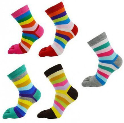 KETKAR Women Striped Ankle Length(Pack of 5)