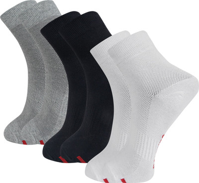 CALIXTO Unisex Solid Ankle Length(Pack of 3)