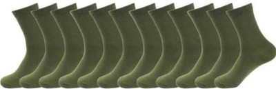 JD DASSSON Men Solid Calf Length(Pack of 12)