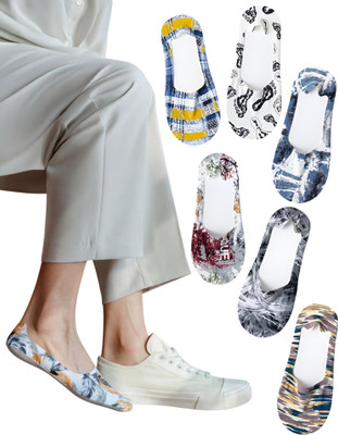 MAOU Men & Women Solid Peds/Footie/No-Show(Pack of 6)